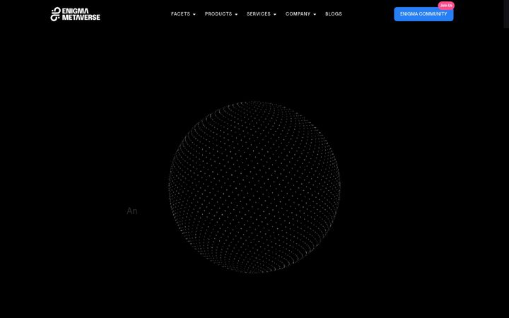 Screenshot of enigmametaverse.com