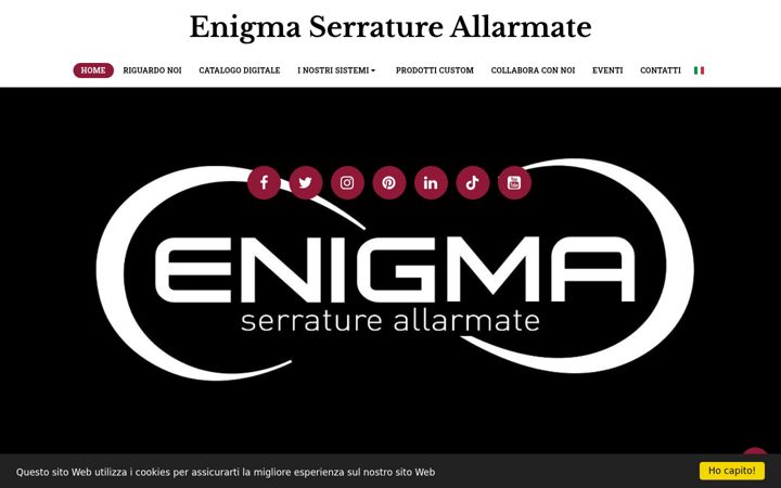 Screenshot of enigmaserrature.com