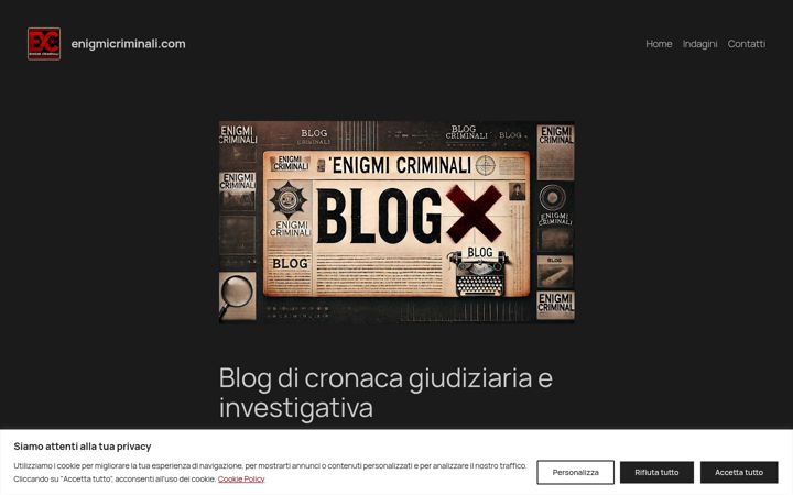 Screenshot of enigmicriminali.com