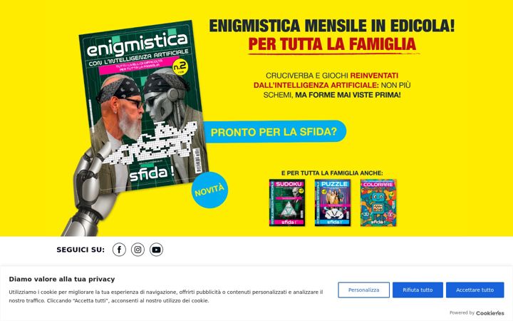 Screenshot of enigmisticaconai.it