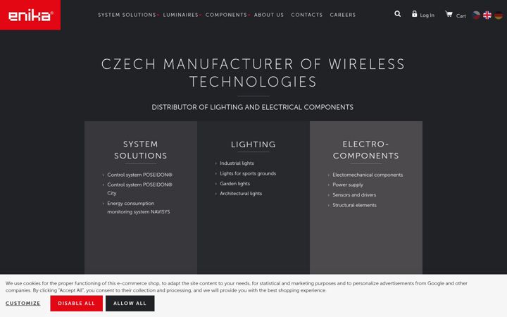 Screenshot of enikanews.cz