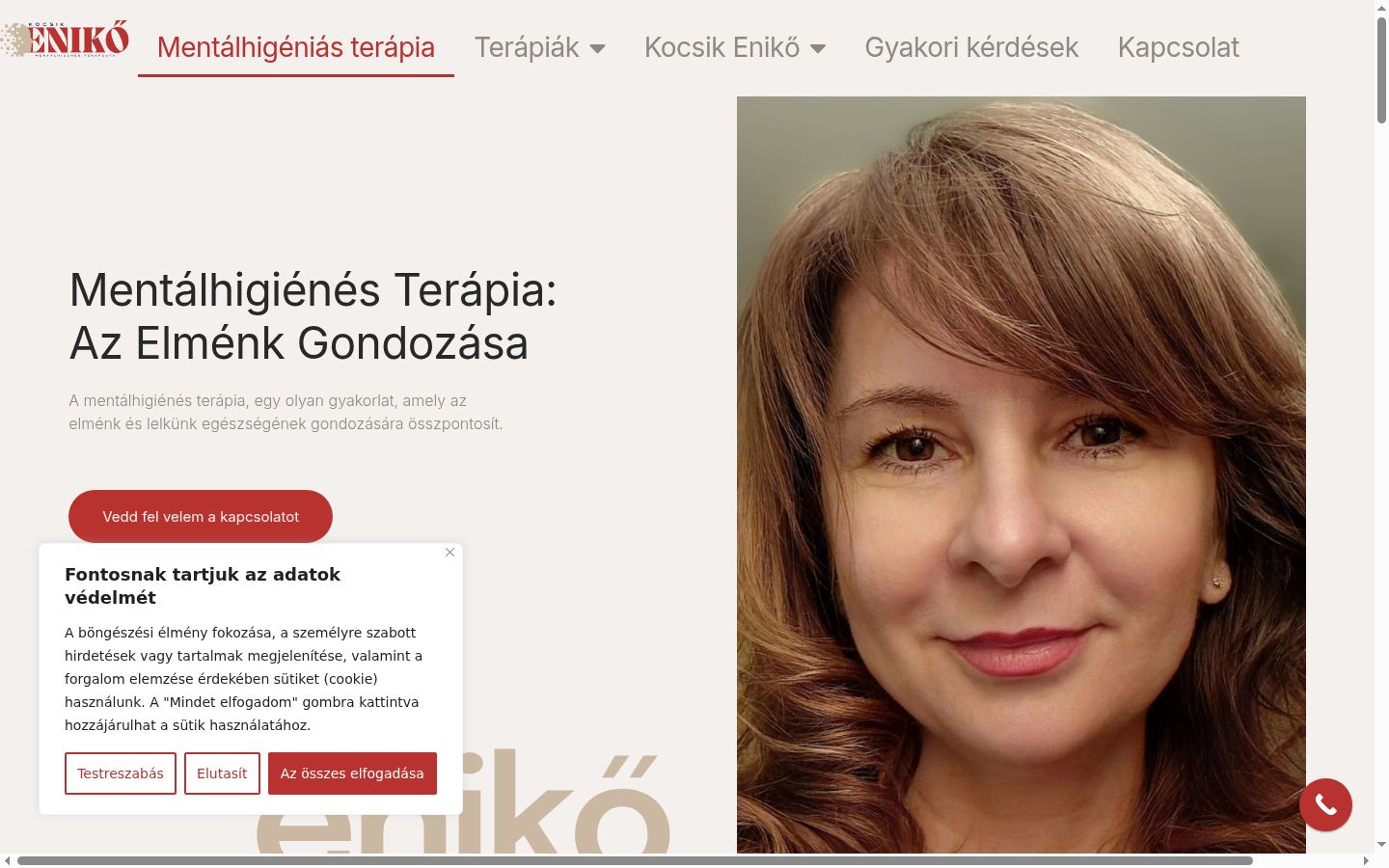 Captura de pantalla del banner de consentimiento mostrado antes de cualquier interacción