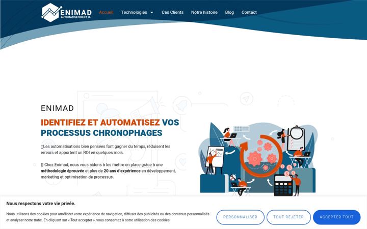 Screenshot of enimad.com