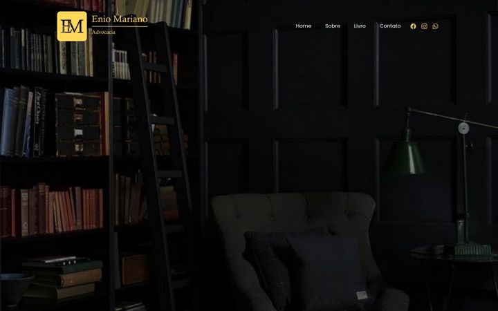 Screenshot of eniomariano.adv.br