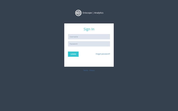 Screenshot of eniscope.com