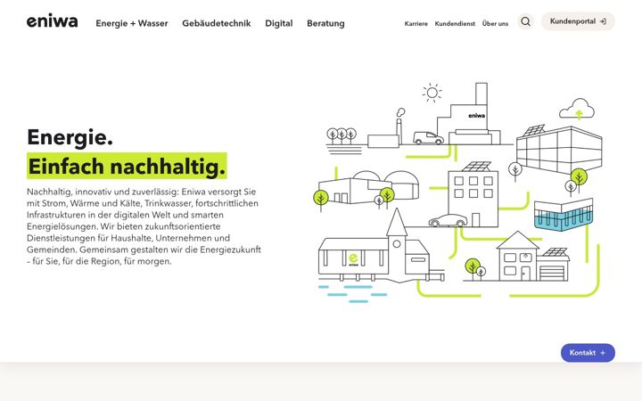 Captura de pantalla de eniwa.ch