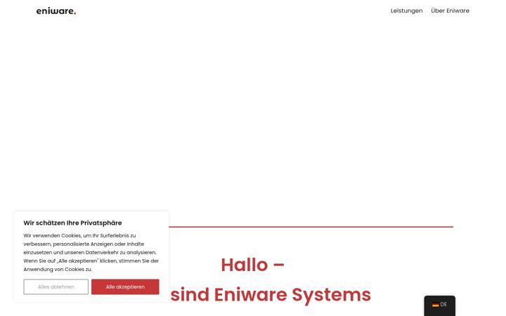 Screenshot of eniware-systems.com