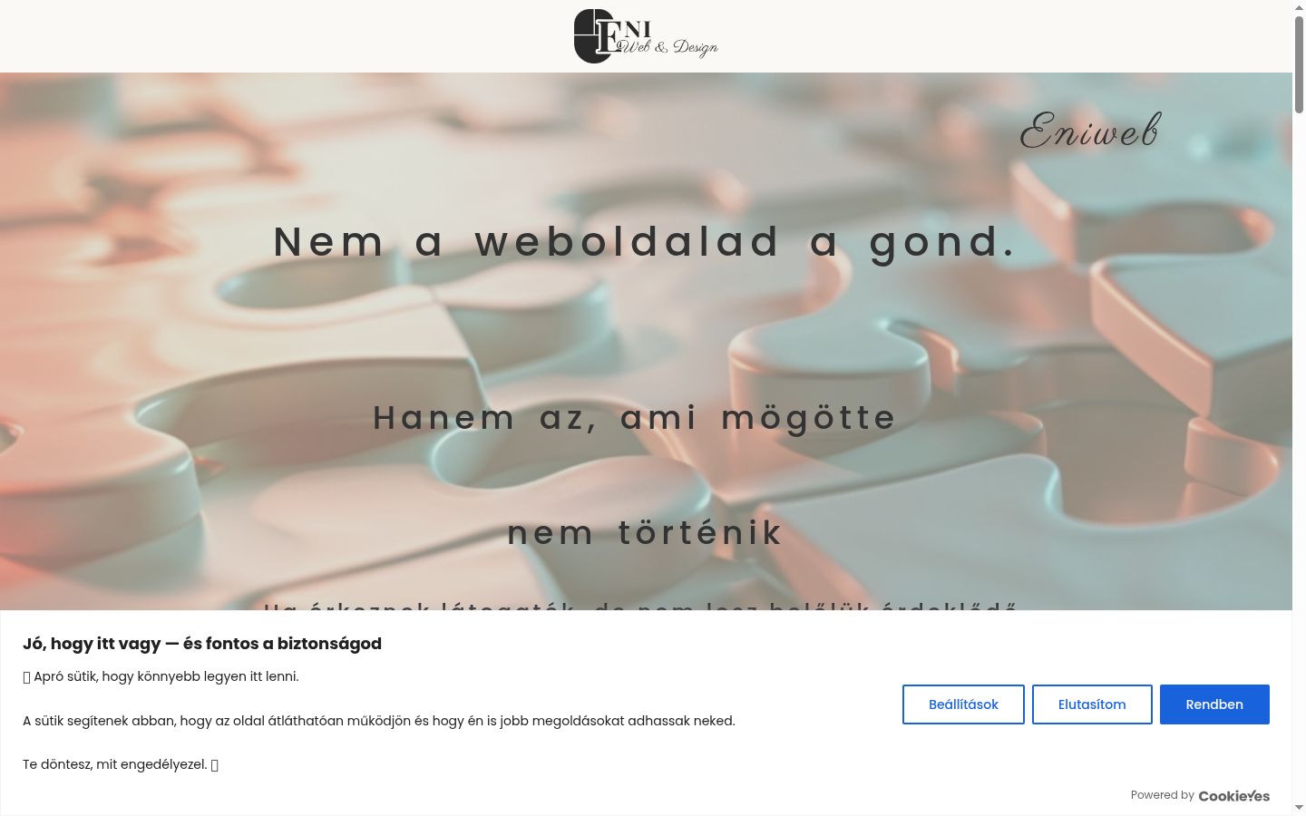 Screenshot του banner συγκατάθεσης που εμφανίστηκε πριν από οποιαδήποτε αλληλεπίδραση