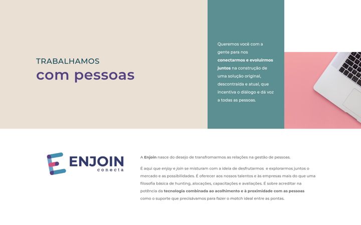 Captură de ecran a enjoin.com.br