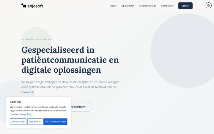 Screenshot of enjosoft.nl