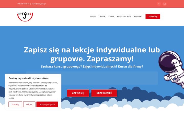 Snímek obrazovky enjoy.edu.pl