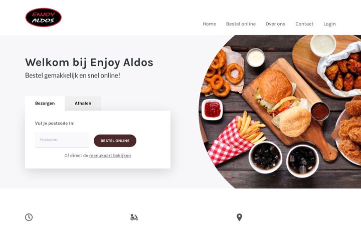 Screenshot of enjoyaldos.com