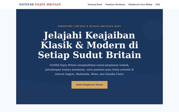 Screenshot of enjoybritain.com