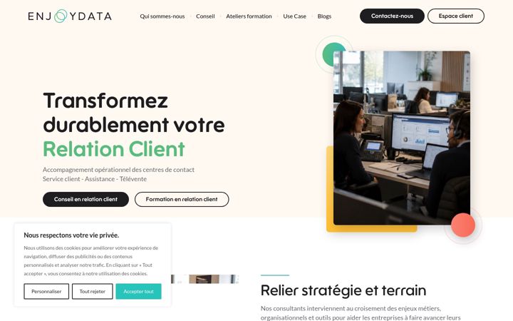 Screenshot of enjoydata.fr