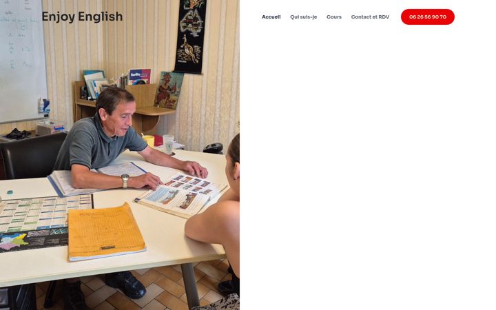 Screenshot of enjoyenglish.fr