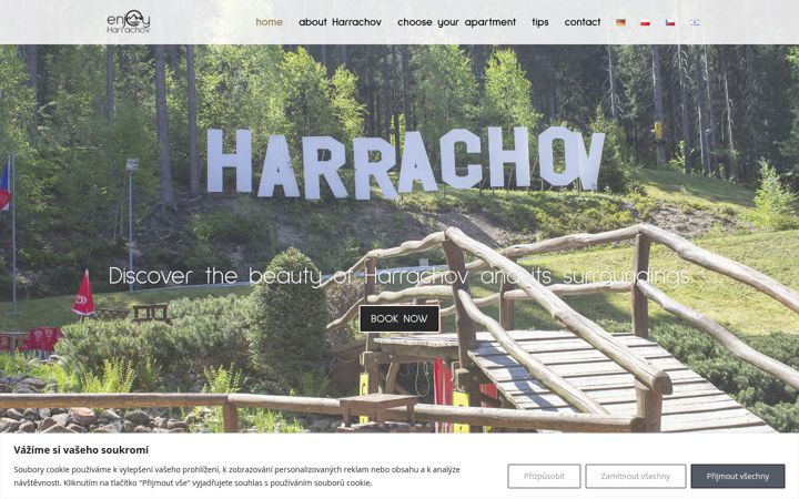 Screenshot of enjoyharrachov.com