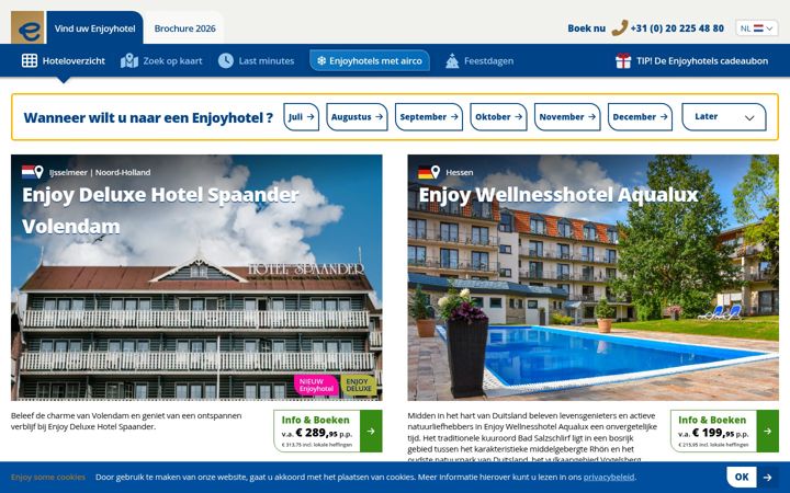 Screenshot of enjoyhotels.com