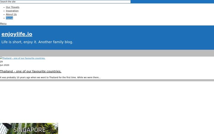 Screenshot of enjoylifeproductions.com