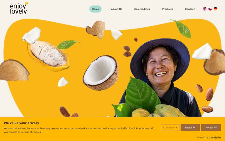 Screenshot of enjoylovely.com