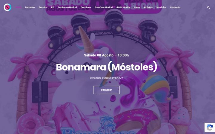 Screenshot of enjoymusicshow.es