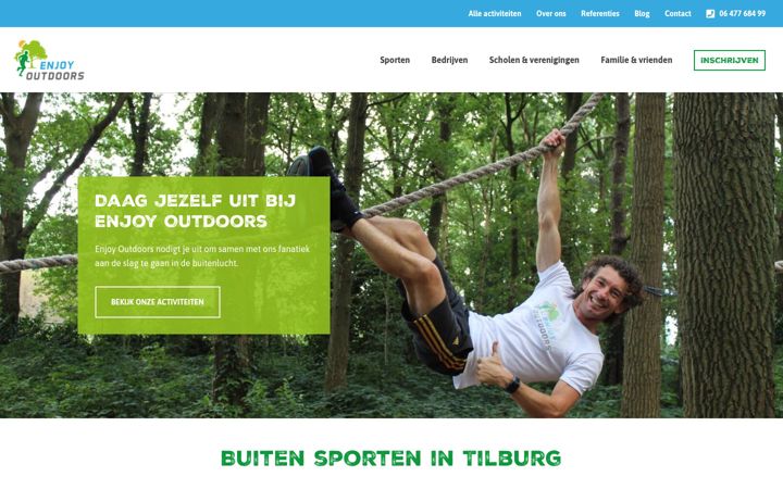 Screenshot of enjoyoutdoors.nl