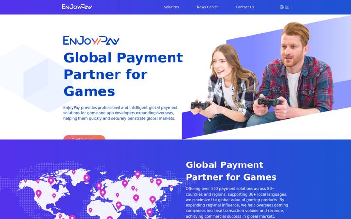 Capture d'écran de enjoypayment.com