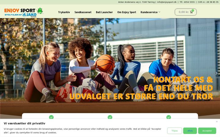 Screenshot of enjoysport.dk