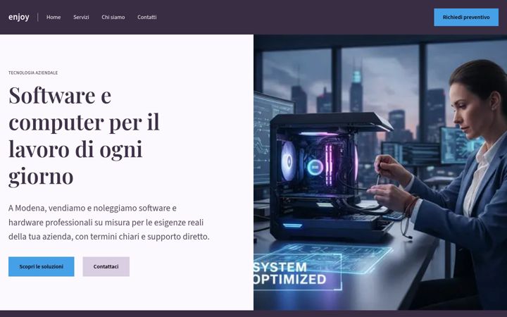 Screenshot di enjoytech.net