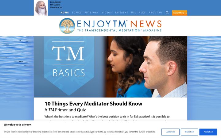 Screenshot stránky enjoytmnews.org