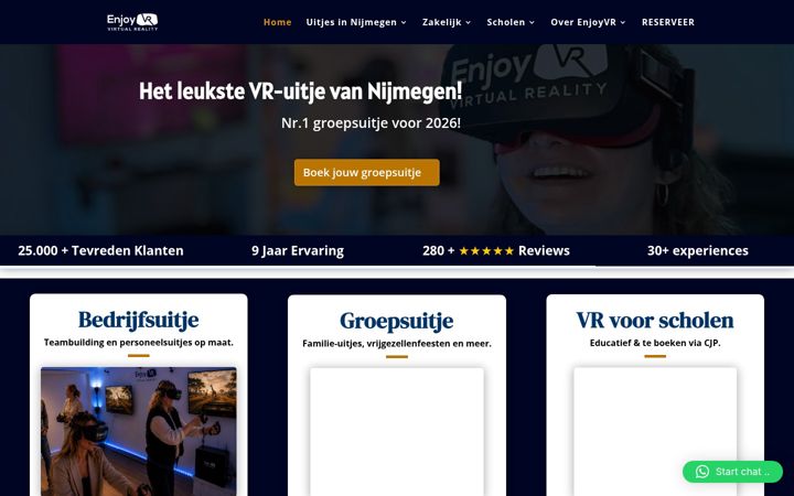 Screenshot of enjoyvr.nl