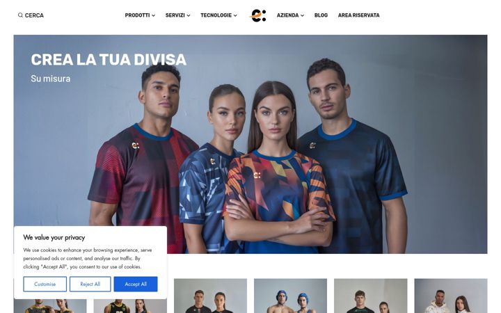 Screenshot of enjoywear.it