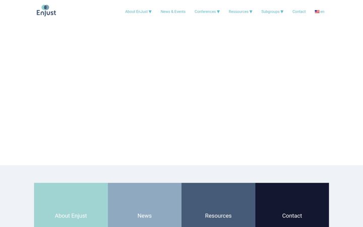 Screenshot of enjust.net