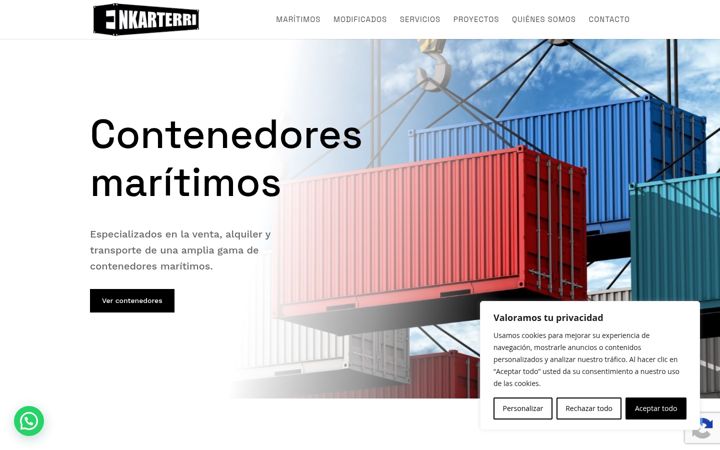 Screenshot of enkarterri.net
