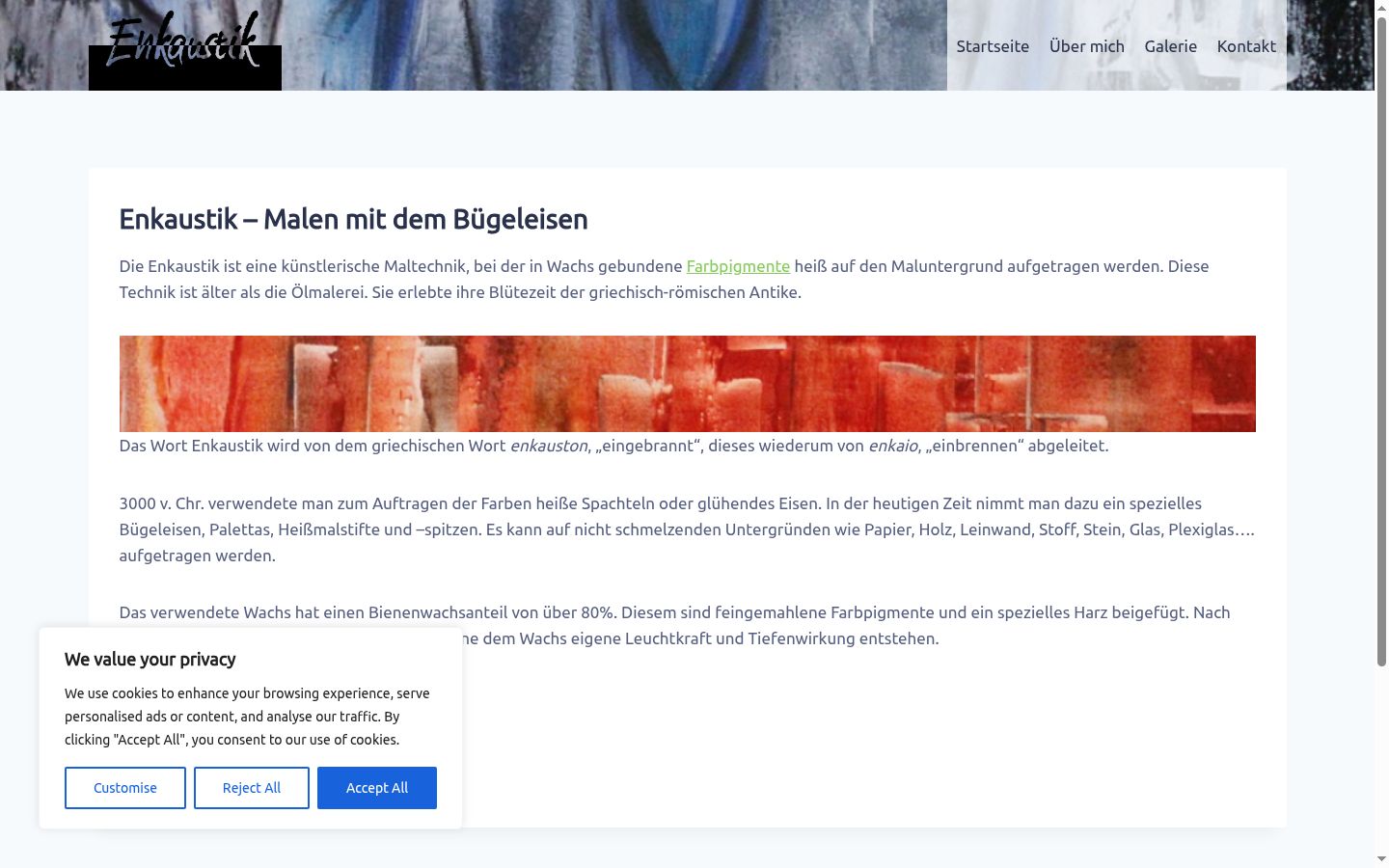 Zrzut ekranu banera zgody wyświetlanego przed jakąkolwiek interakcją