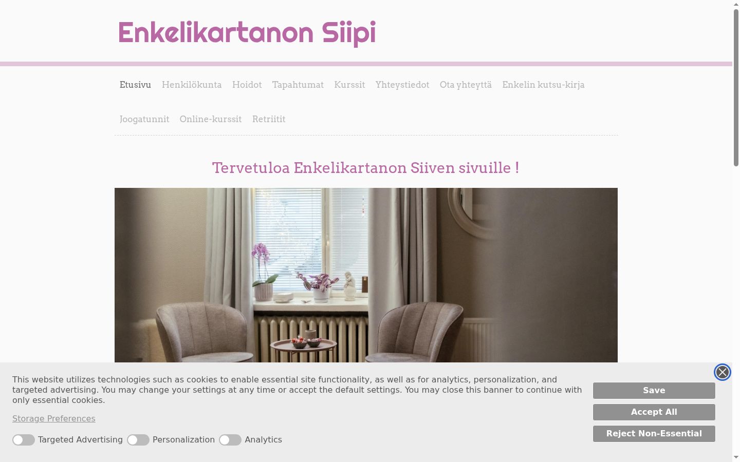 Screenshot des Einwilligungsbanners vor jeglicher Interaktion