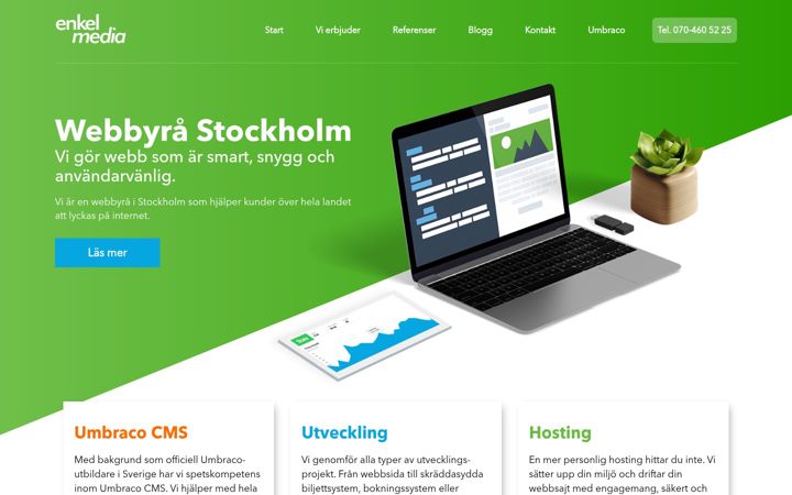 Screenshot of enkelmedia.se