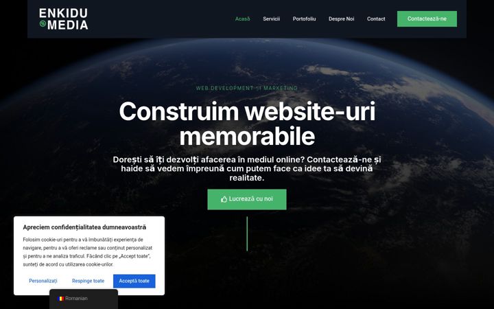 Screenshot of enkidumedia.com
