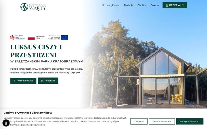 Snímek obrazovky enklawawarty.pl