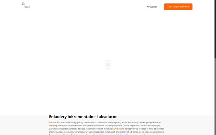 Screenshot of enkoderykubler.pl