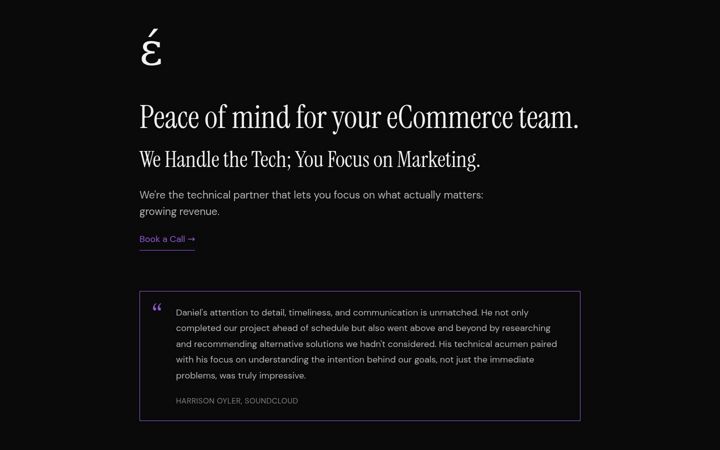 Screenshot of enkomion.com