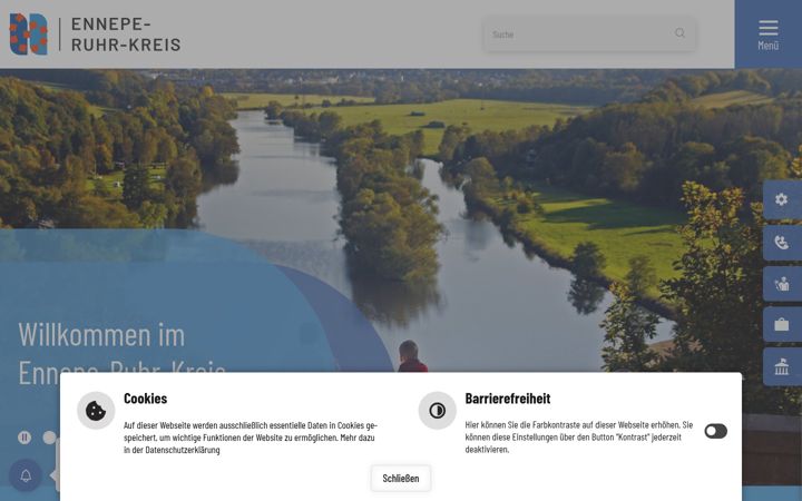 Screenshot of enkreis.de