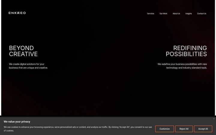 Screenshot of enkreo.com