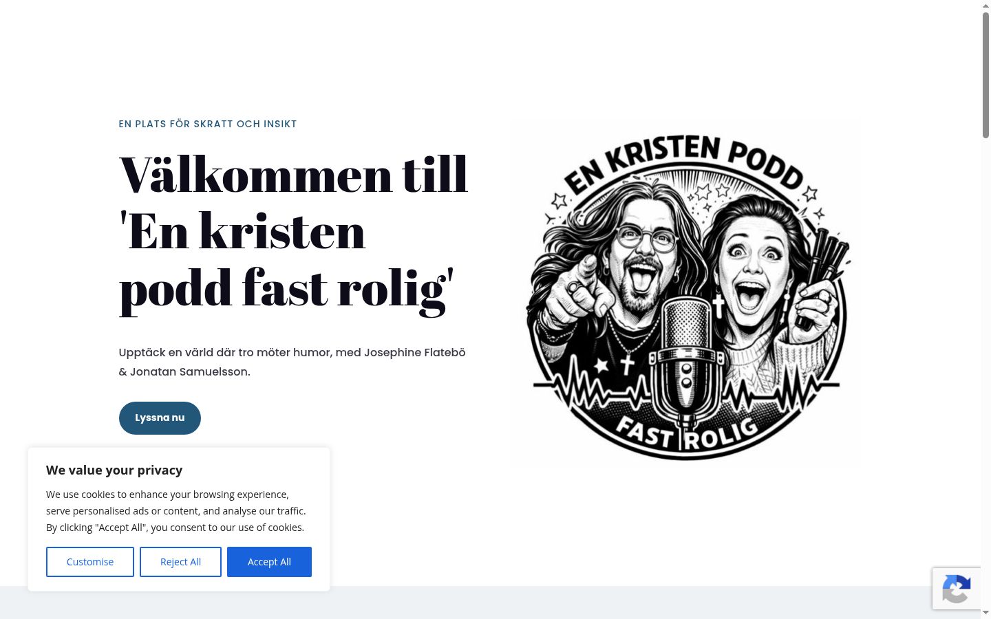 Screenshot des Einwilligungsbanners vor jeglicher Interaktion