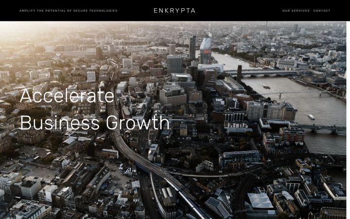 Screenshot of enkrypta.io