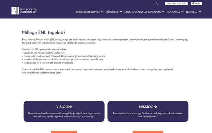Screenshot of enl.ee