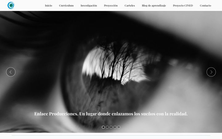 Screenshot of enlaceproducciones.es