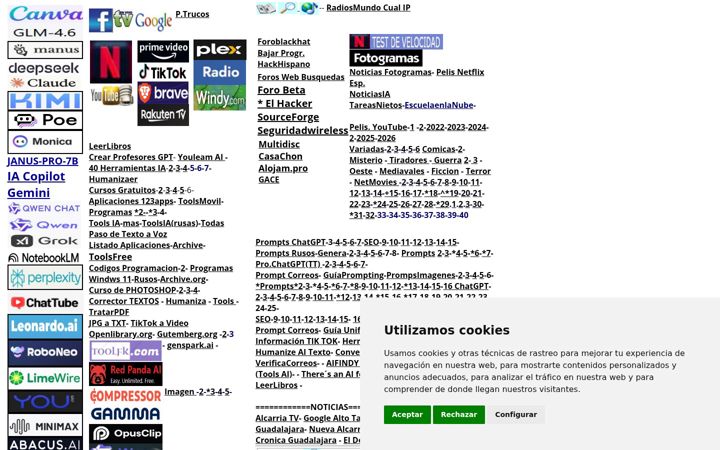 Screenshot of enlacestotal.com