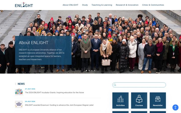 Screenshot stránky enlight-eu.org