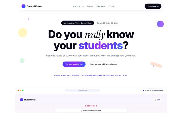 Screenshot of enlightapp.co