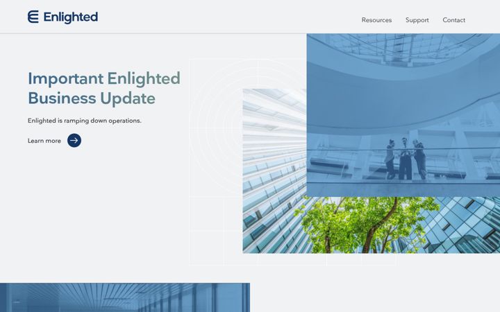 Screenshot of enlightedinc.com